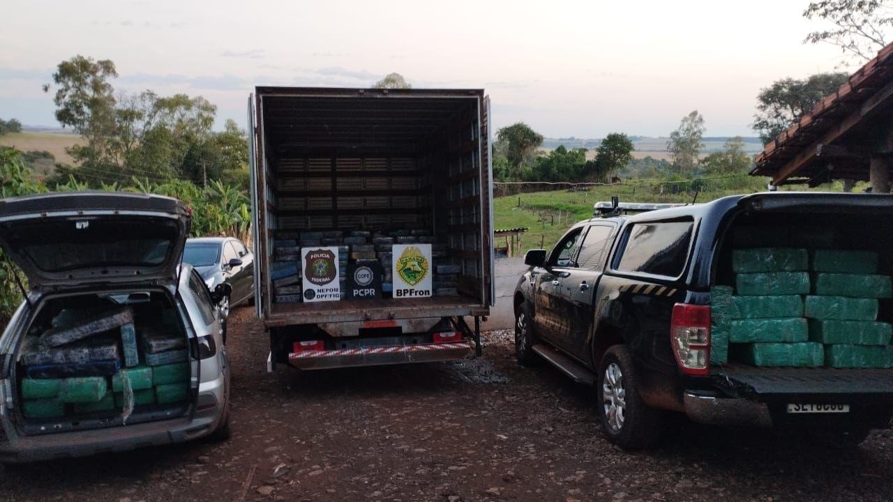 ​MEGAAÇÃO EM SANTA HELENA: FORÇAS DE SEGURANÇA APREENDEM MAIS DE QUATRO TONELADAS DE MACONHA E DESFEREM DURO GOLPE AO CRIME ORGANIZADO